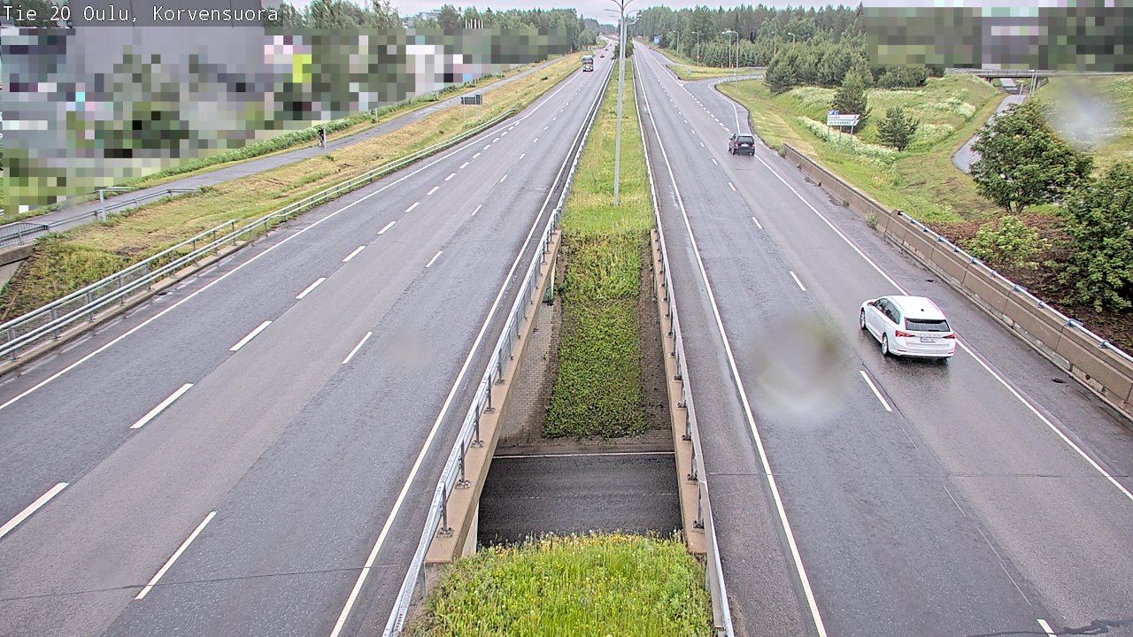 Kelikamerat Kuva Tie 20 Oulu Korvensuora, Oulu, Pohjois-Pohjanmaa
