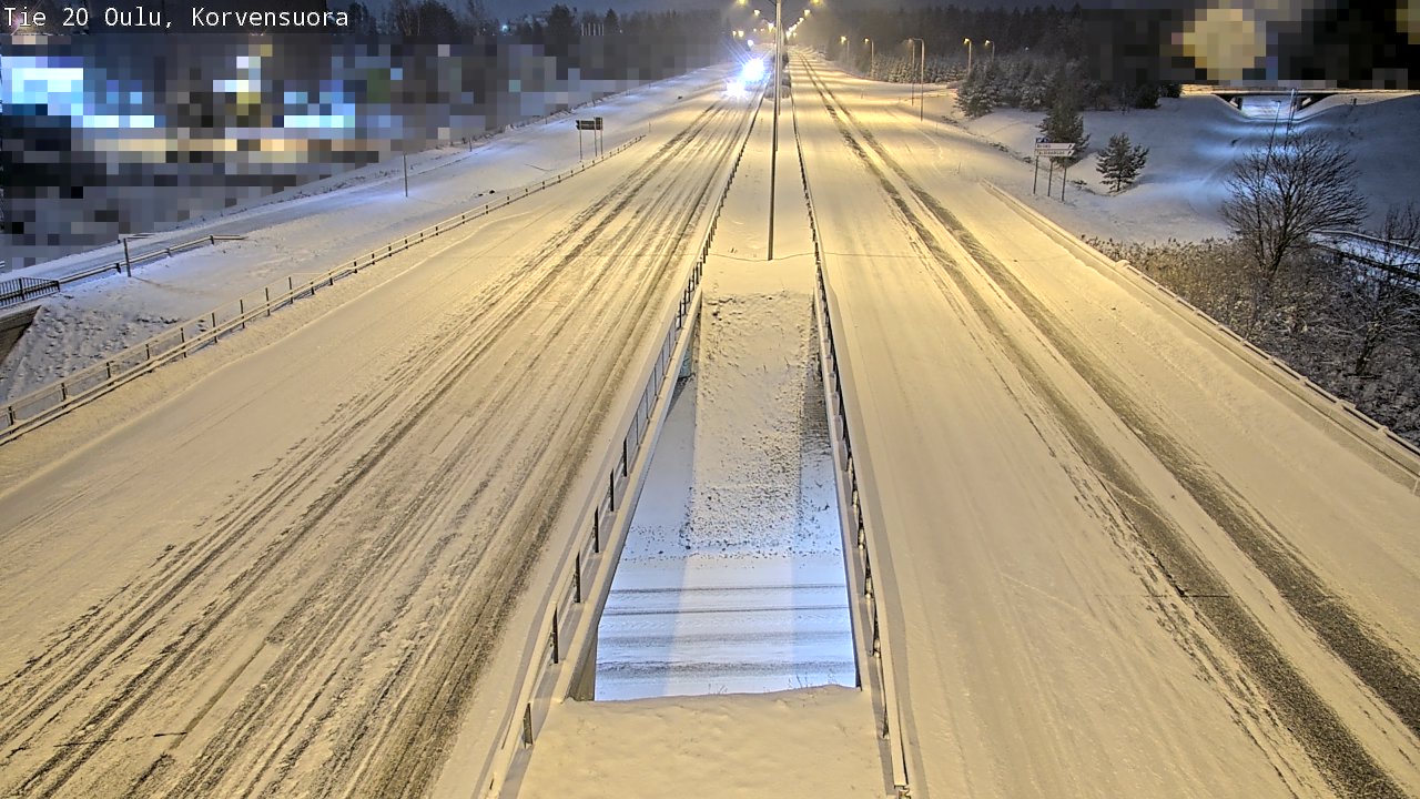 Kelikamerat Kuva Tie 20 Oulu Korvensuora, Oulu, Pohjois-Pohjanmaa