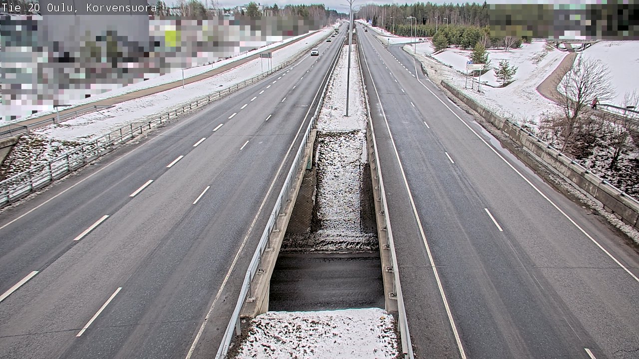 Kelikamerat Kuva Tie 20 Oulu Korvensuora, Oulu, Pohjois-Pohjanmaa
