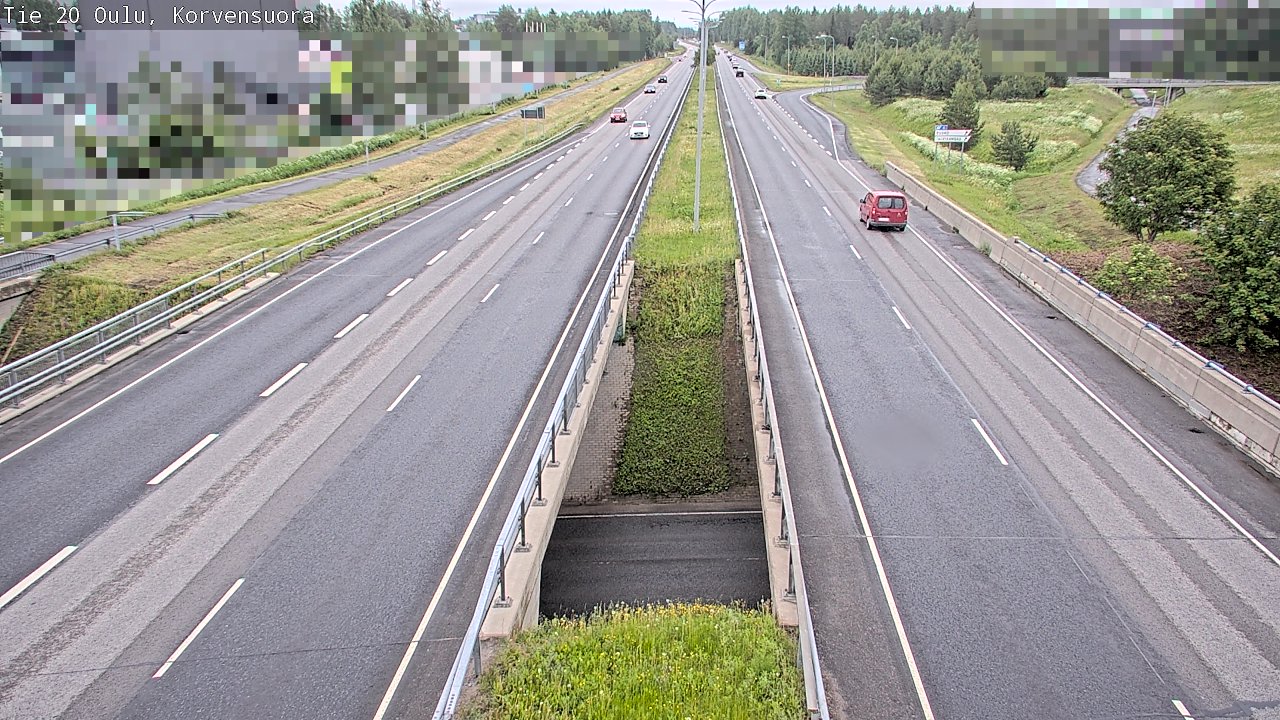 Kelikamerat Kuva Tie 20 Oulu Korvensuora, Oulu, Pohjois-Pohjanmaa