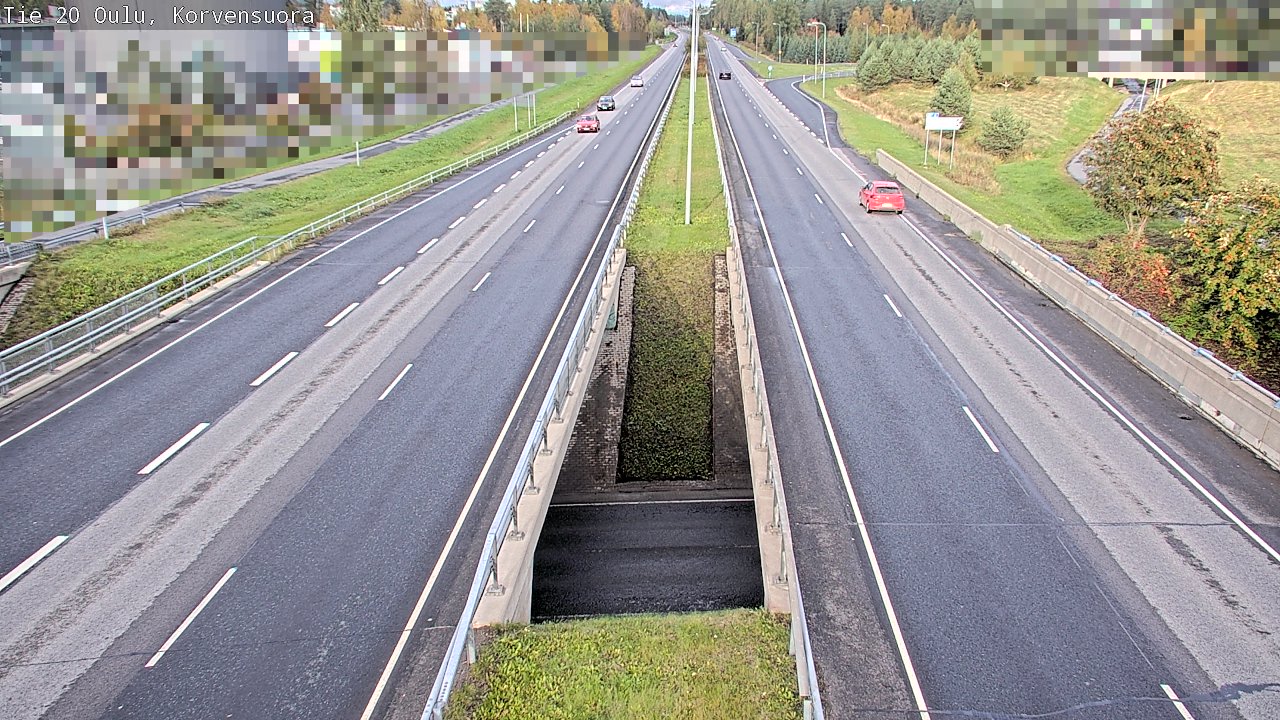Kelikamerat Kuva Tie 20 Oulu Korvensuora, Oulu, Pohjois-Pohjanmaa