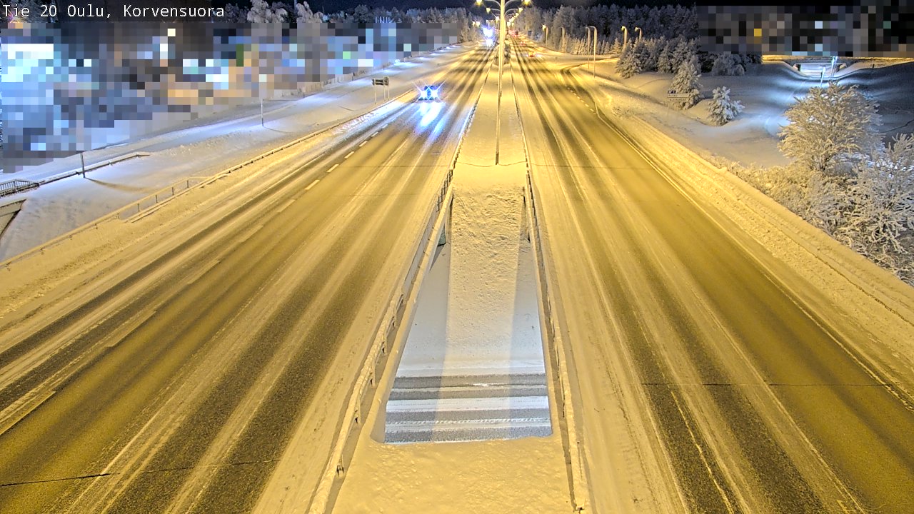 Kelikamerat Kuva Tie 20 Oulu Korvensuora, Oulu, Pohjois-Pohjanmaa