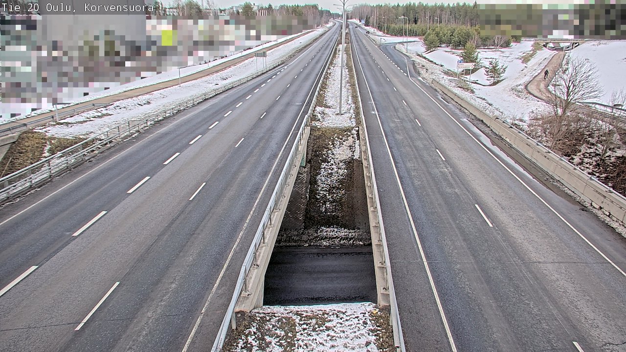 Kelikamerat Kuva Tie 20 Oulu Korvensuora, Oulu, Pohjois-Pohjanmaa