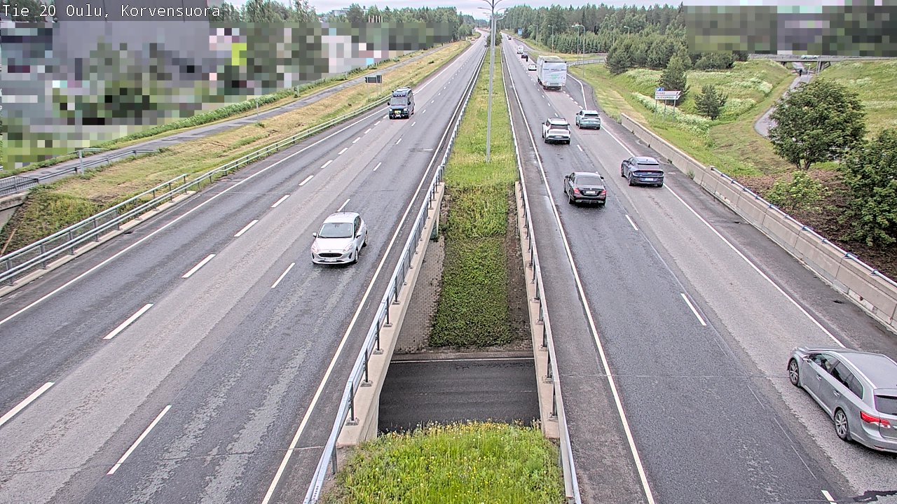 Kelikamerat Kuva Tie 20 Oulu Korvensuora, Oulu, Pohjois-Pohjanmaa