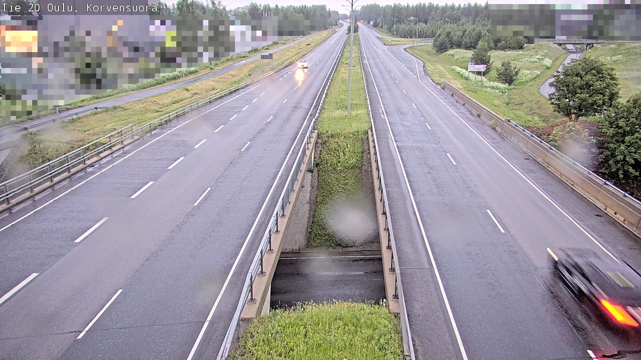 Kelikamerat Kuva Tie 20 Oulu Korvensuora, Oulu, Pohjois-Pohjanmaa