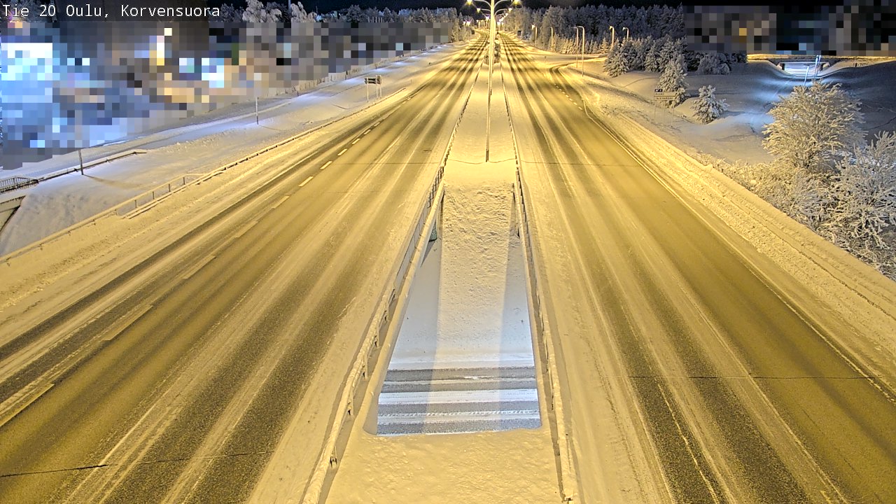 Kelikamerat Kuva Tie 20 Oulu Korvensuora, Oulu, Pohjois-Pohjanmaa