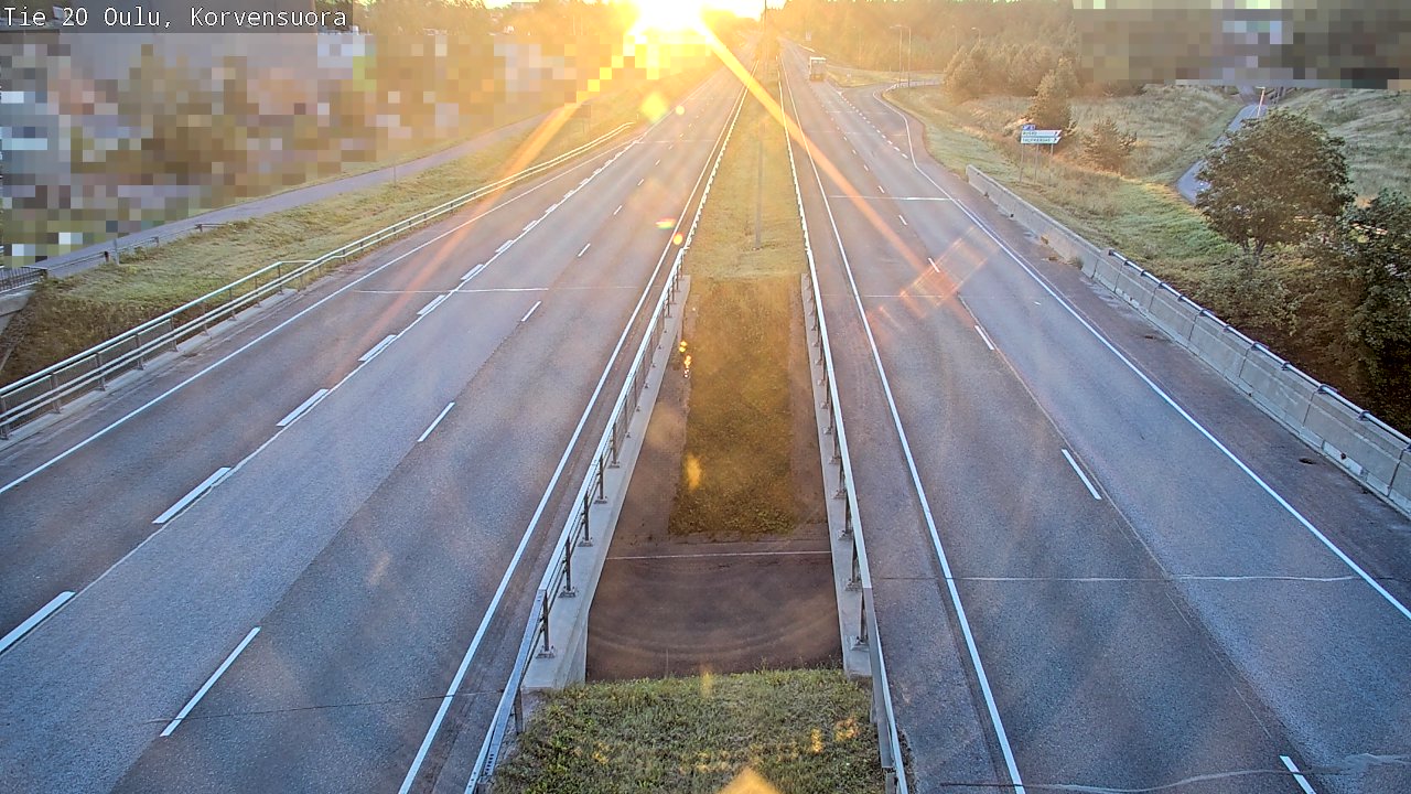 Kelikamerat Kuva Tie 20 Oulu Korvensuora, Oulu, Pohjois-Pohjanmaa