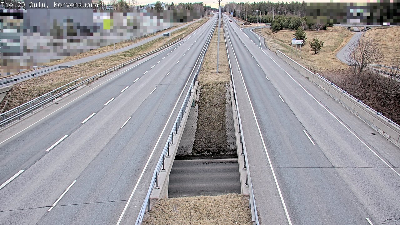 Kelikamerat Kuva Tie 20 Oulu Korvensuora, Oulu, Pohjois-Pohjanmaa