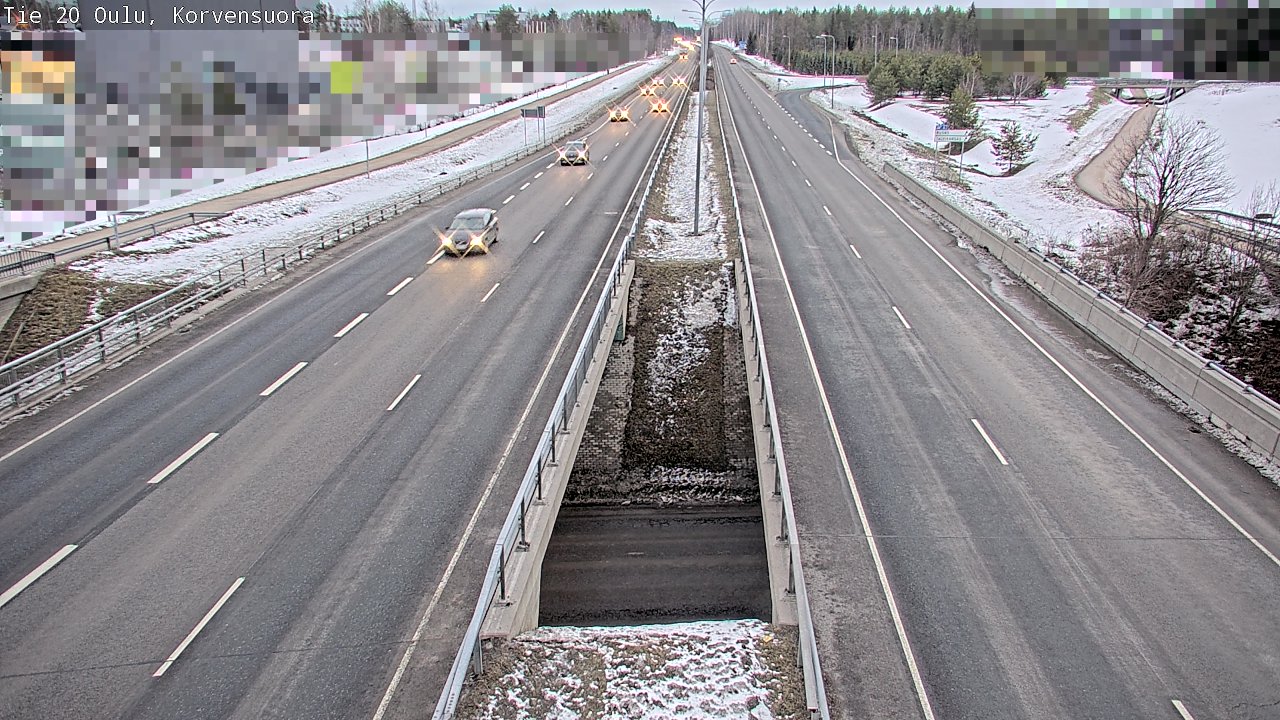 Kelikamerat Kuva Tie 20 Oulu Korvensuora, Oulu, Pohjois-Pohjanmaa