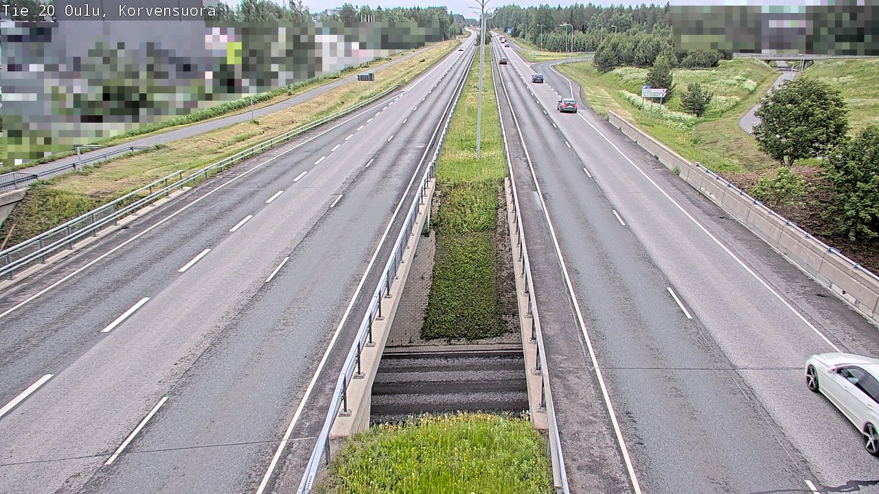 Kelikamerat Kuva Tie 20 Oulu Korvensuora, Oulu, Pohjois-Pohjanmaa