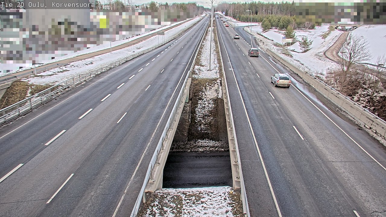 Kelikamerat Kuva Tie 20 Oulu Korvensuora, Oulu, Pohjois-Pohjanmaa