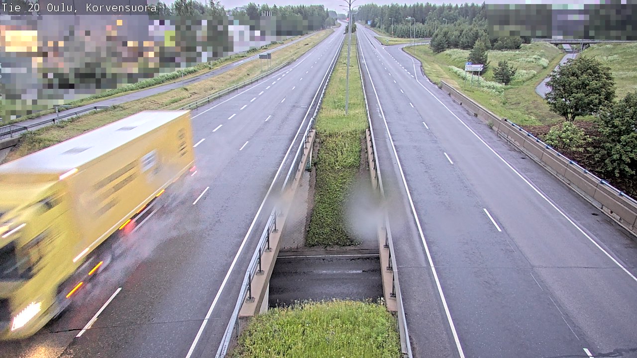 Kelikamerat Kuva Tie 20 Oulu Korvensuora, Oulu, Pohjois-Pohjanmaa