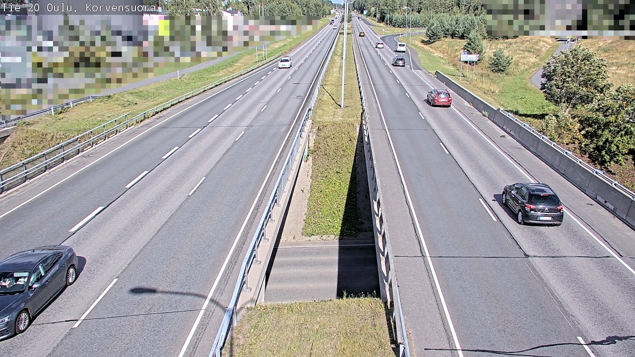Kelikamerat Kuva Tie 20 Oulu Korvensuora, Oulu, Pohjois-Pohjanmaa