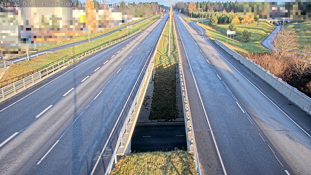 Kelikamerat Kuva Tie 20 Oulu Korvensuora, Oulu, Pohjois-Pohjanmaa