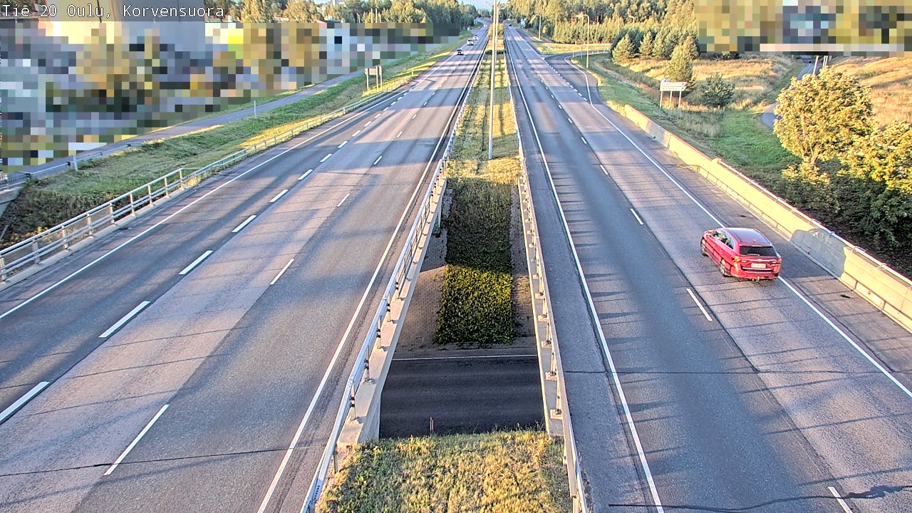 Kelikamerat Kuva Tie 20 Oulu Korvensuora, Oulu, Pohjois-Pohjanmaa