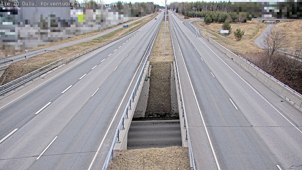 Kelikamerat Kuva Tie 20 Oulu Korvensuora, Oulu, Pohjois-Pohjanmaa