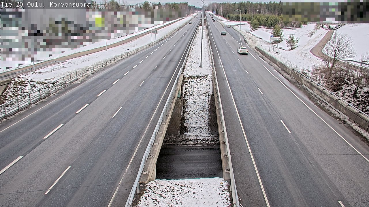 Kelikamerat Kuva Tie 20 Oulu Korvensuora, Oulu, Pohjois-Pohjanmaa