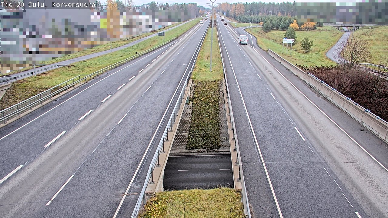 Kelikamerat Kuva Tie 20 Oulu Korvensuora, Oulu, Pohjois-Pohjanmaa