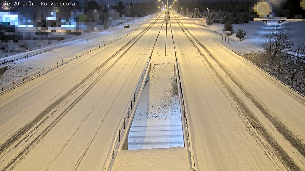 Kelikamerat Kuva Tie 20 Oulu Korvensuora, Oulu, Pohjois-Pohjanmaa