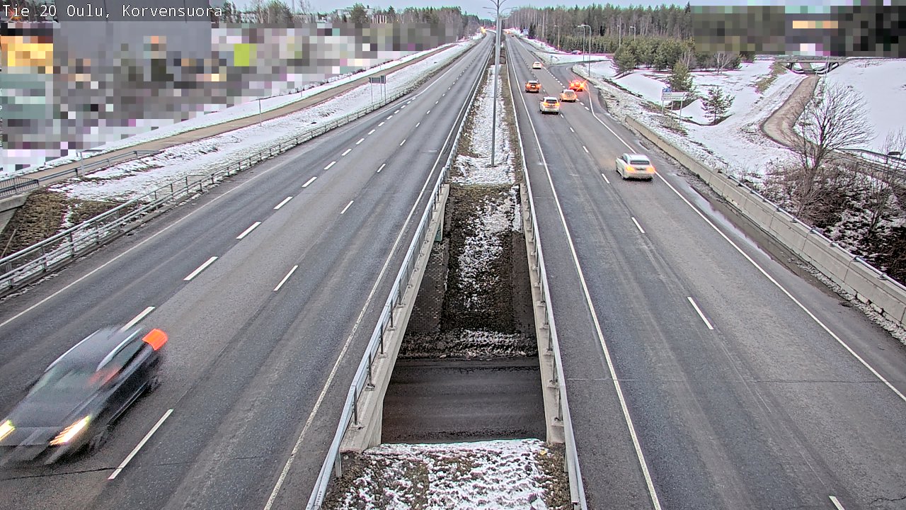 Kelikamerat Kuva Tie 20 Oulu Korvensuora, Oulu, Pohjois-Pohjanmaa