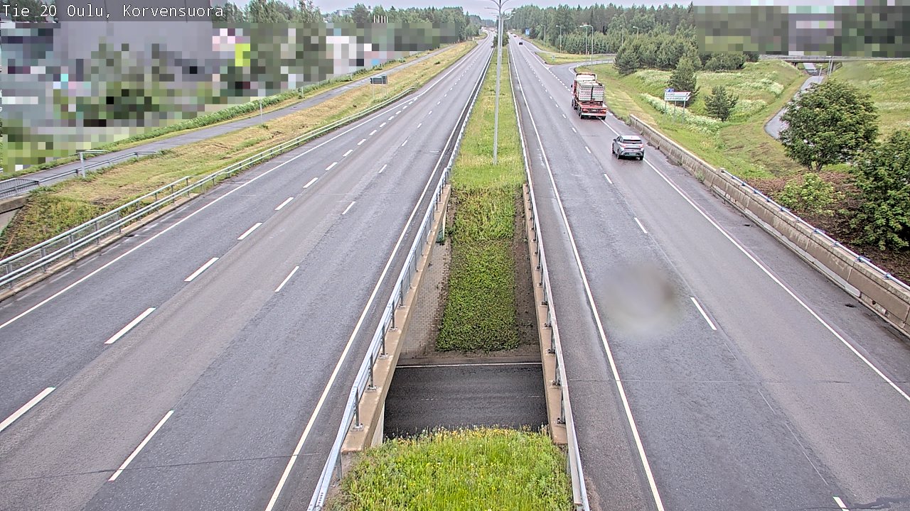 Kelikamerat Kuva Tie 20 Oulu Korvensuora, Oulu, Pohjois-Pohjanmaa