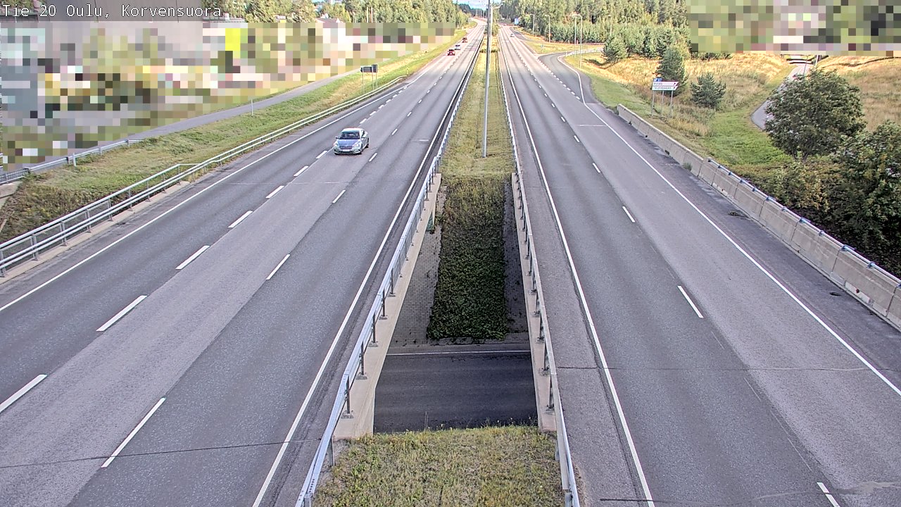 Kelikamerat Kuva Tie 20 Oulu Korvensuora, Oulu, Pohjois-Pohjanmaa