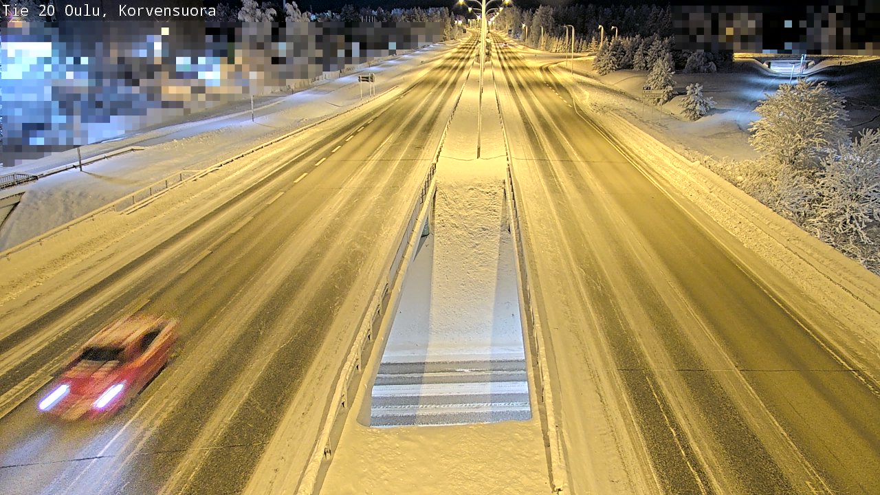 Kelikamerat Kuva Tie 20 Oulu Korvensuora, Oulu, Pohjois-Pohjanmaa