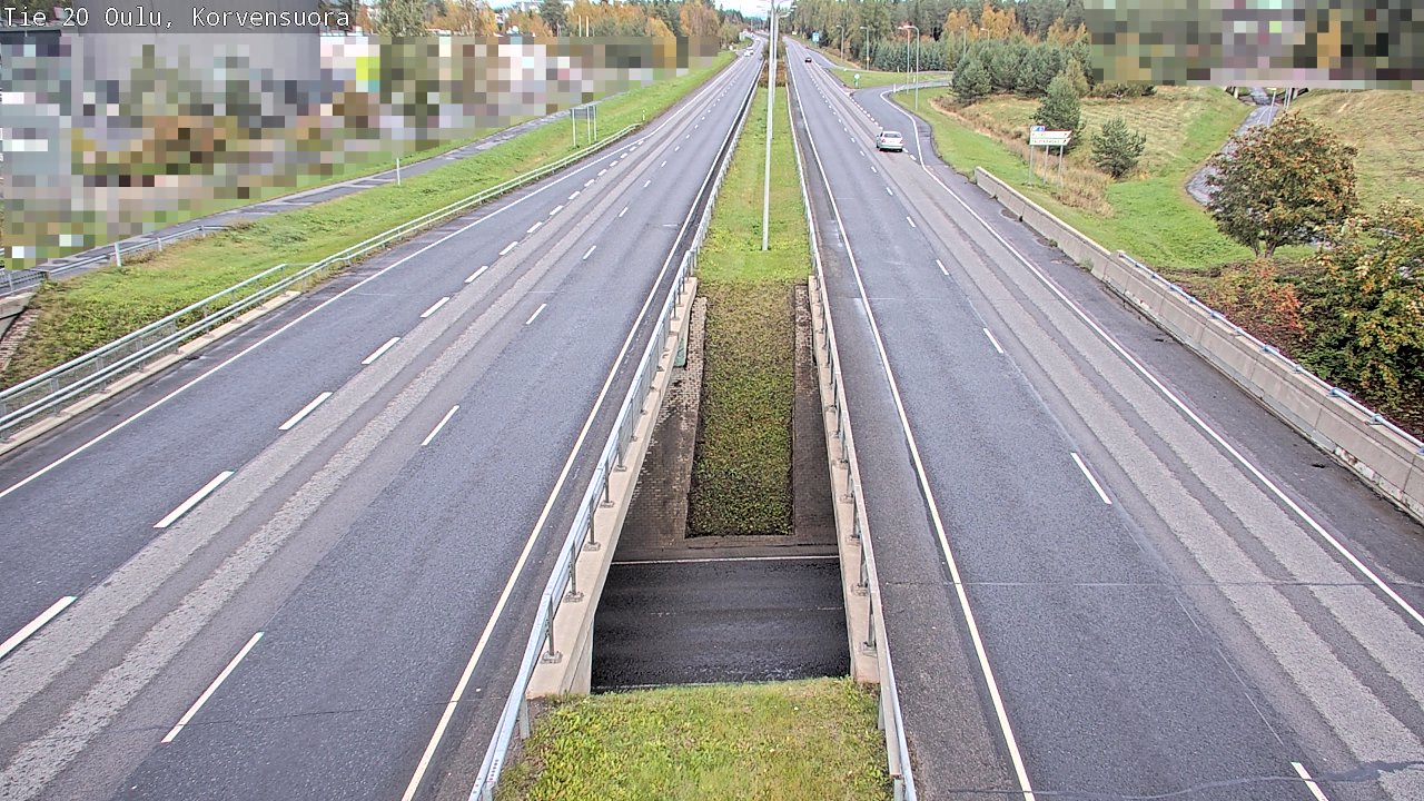 Kelikamerat Kuva Tie 20 Oulu Korvensuora, Oulu, Pohjois-Pohjanmaa