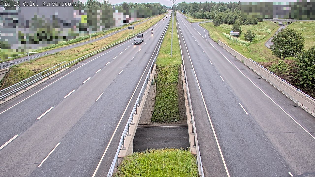 Kelikamerat Kuva Tie 20 Oulu Korvensuora, Oulu, Pohjois-Pohjanmaa