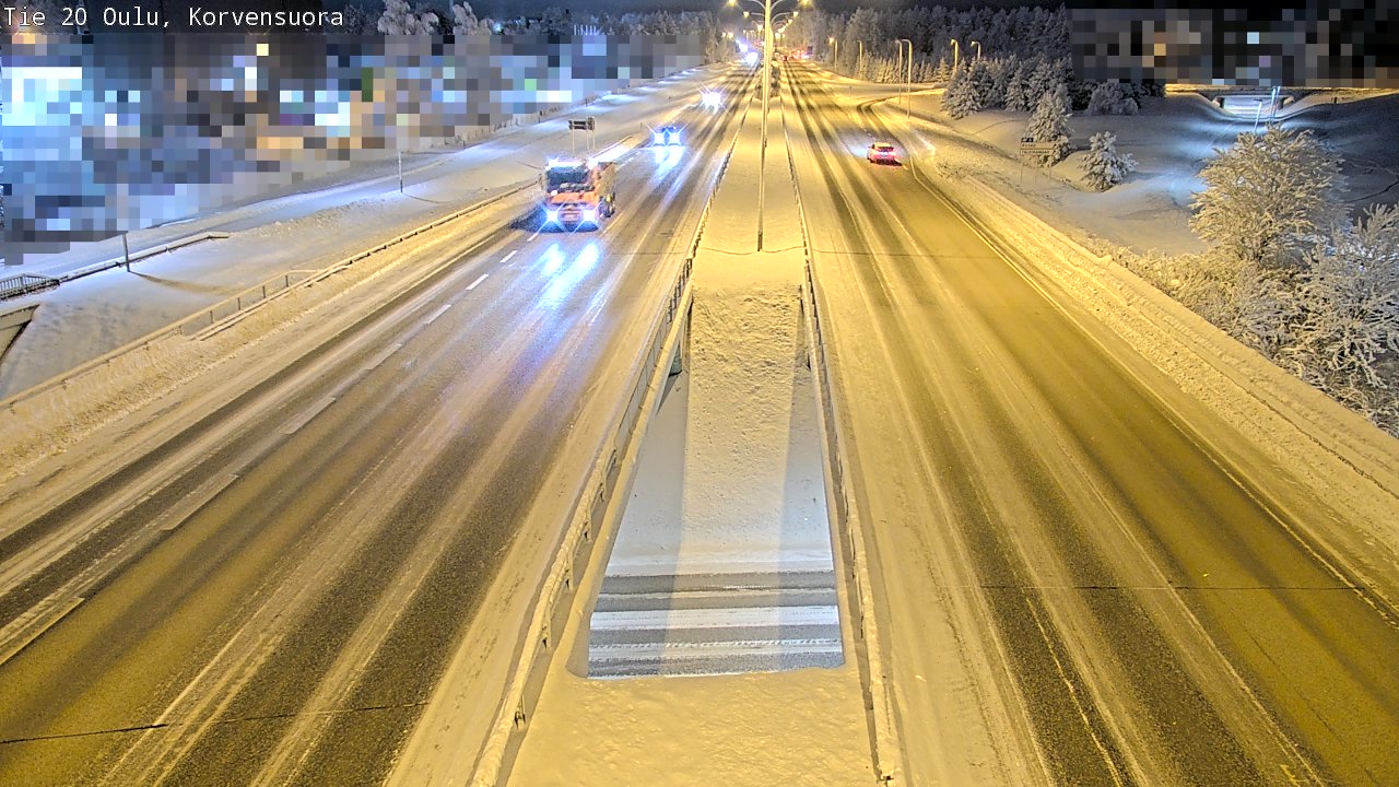 Kelikamerat Kuva Tie 20 Oulu Korvensuora, Oulu, Pohjois-Pohjanmaa