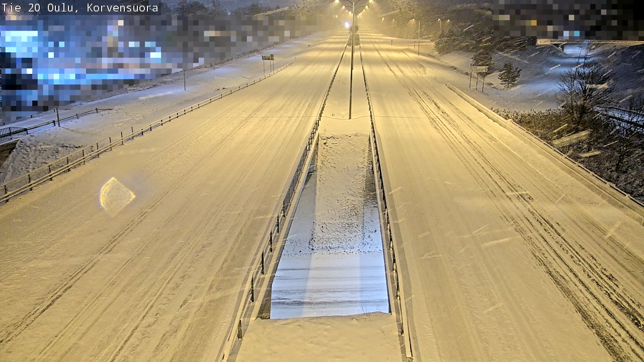 Kelikamerat Kuva Tie 20 Oulu Korvensuora, Oulu, Pohjois-Pohjanmaa