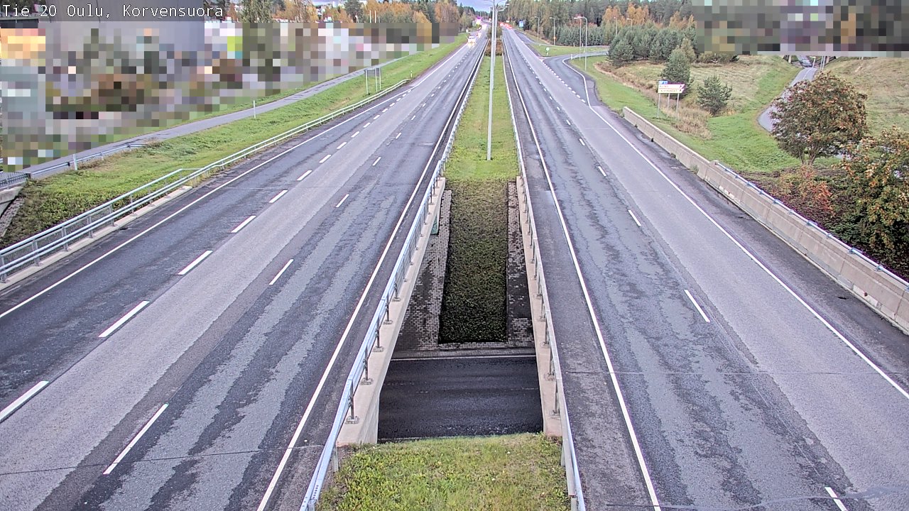 Kelikamerat Kuva Tie 20 Oulu Korvensuora, Oulu, Pohjois-Pohjanmaa