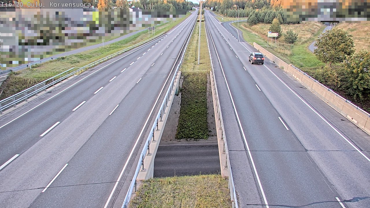 Kelikamerat Kuva Tie 20 Oulu Korvensuora, Oulu, Pohjois-Pohjanmaa