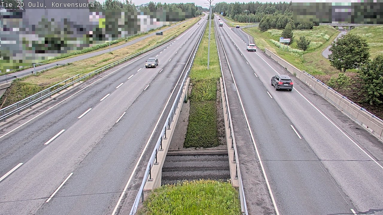 Kelikamerat Kuva Tie 20 Oulu Korvensuora, Oulu, Pohjois-Pohjanmaa