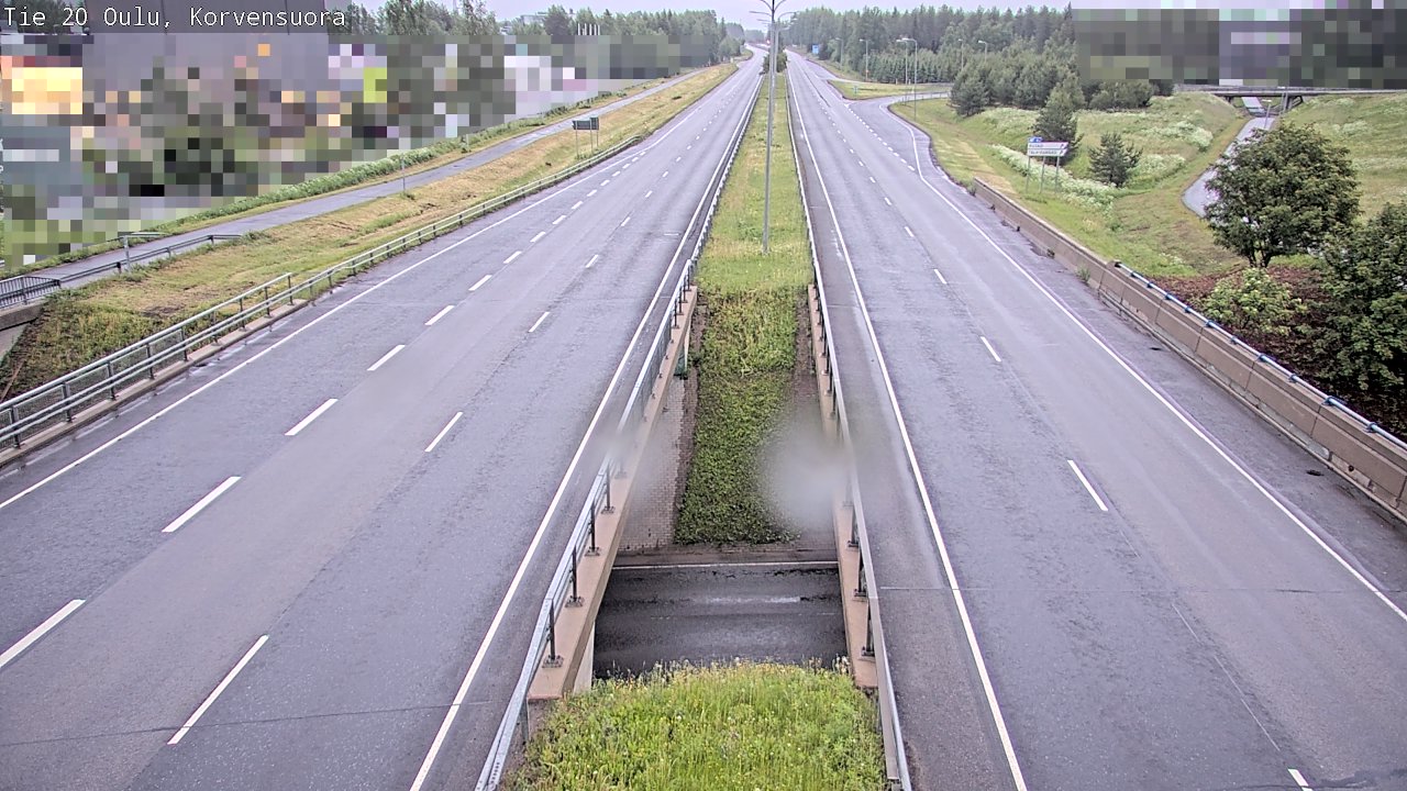 Kelikamerat Kuva Tie 20 Oulu Korvensuora, Oulu, Pohjois-Pohjanmaa
