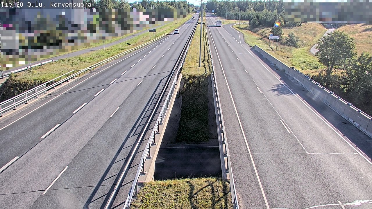 Weather Camera Image Väg 20 Uleåborg Korvensuora, Oulu, Pohjois-Pohjanmaa