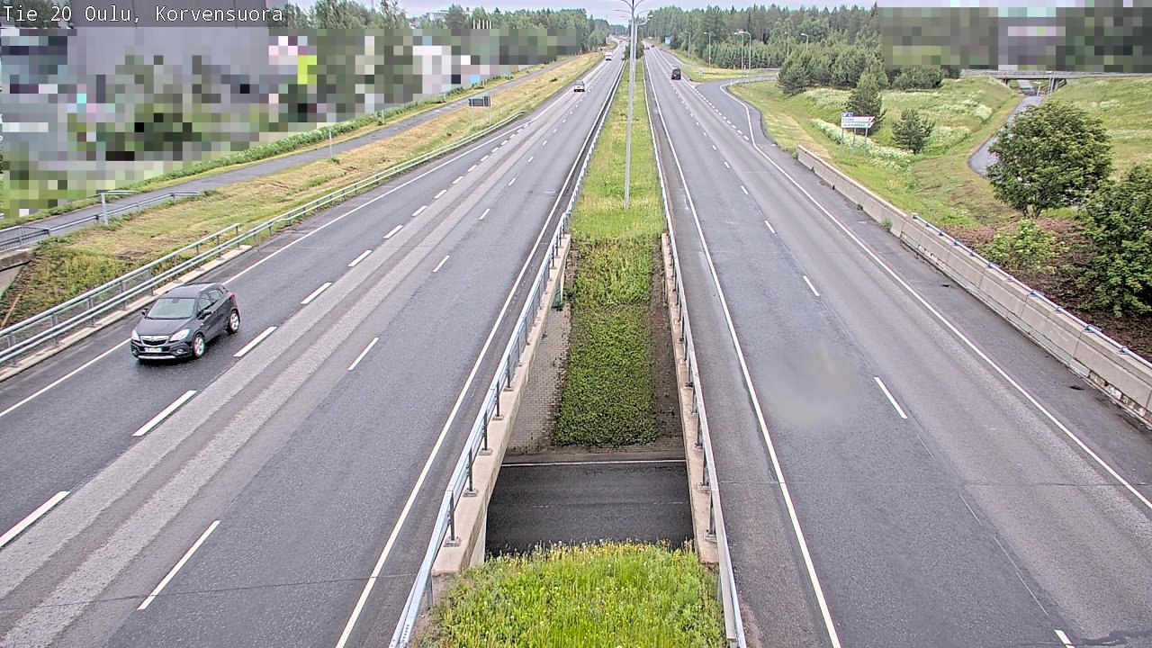 Kelikamerat Kuva Tie 20 Oulu Korvensuora, Oulu, Pohjois-Pohjanmaa