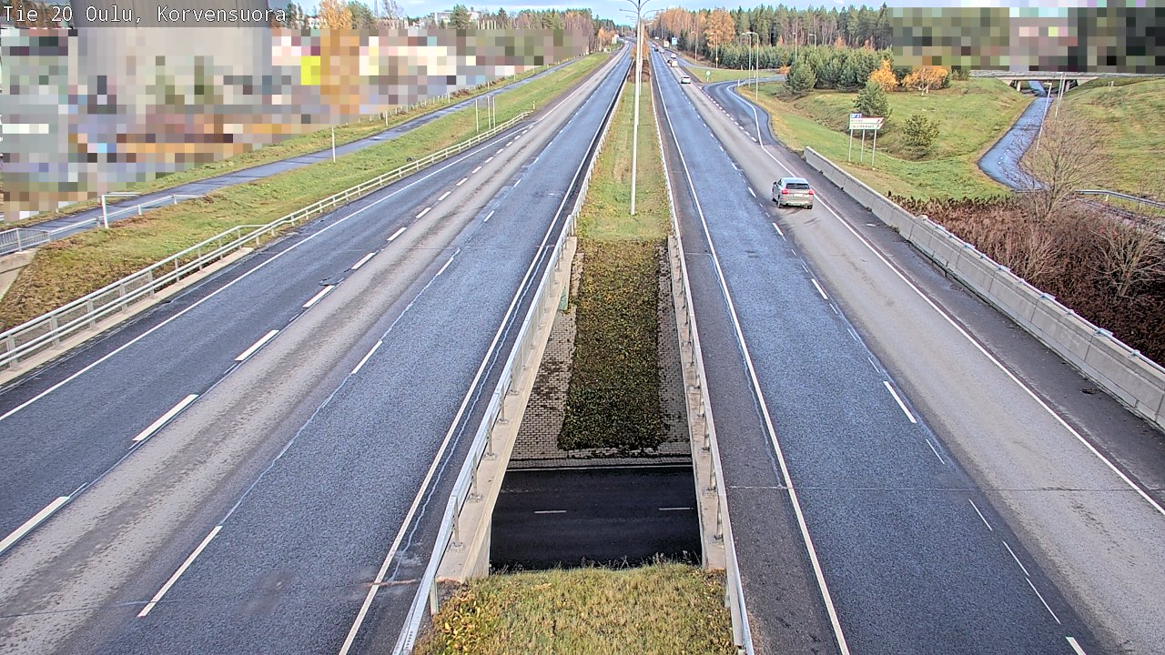 Kelikamerat Kuva Tie 20 Oulu Korvensuora, Oulu, Pohjois-Pohjanmaa