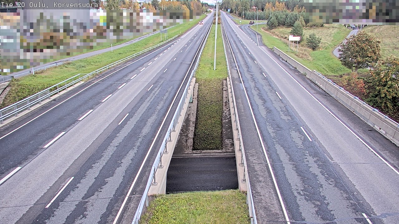 Kelikamerat Kuva Tie 20 Oulu Korvensuora, Oulu, Pohjois-Pohjanmaa