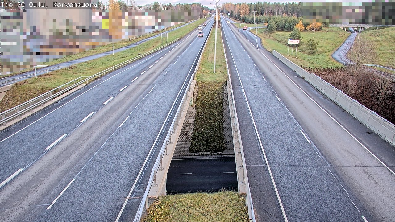 Kelikamerat Kuva Tie 20 Oulu Korvensuora, Oulu, Pohjois-Pohjanmaa