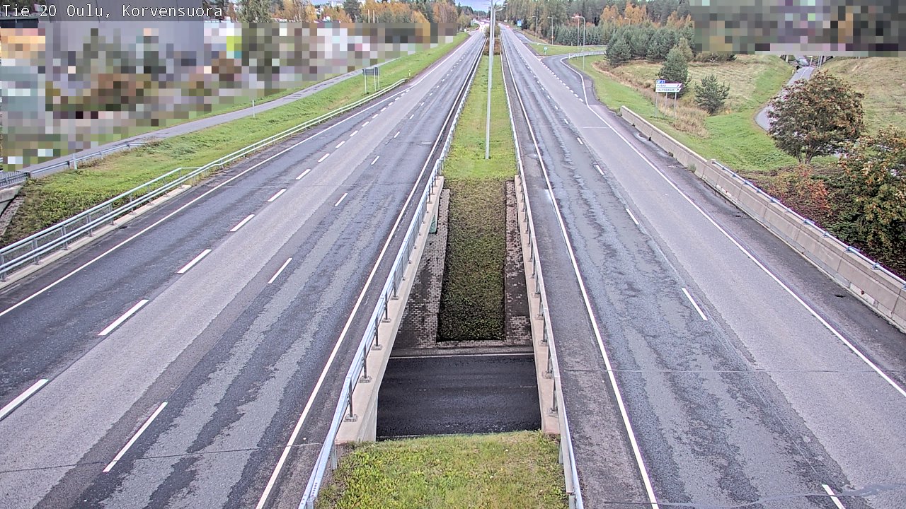 Kelikamerat Kuva Tie 20 Oulu Korvensuora, Oulu, Pohjois-Pohjanmaa
