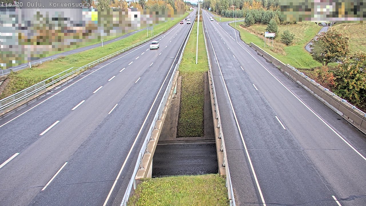 Kelikamerat Kuva Tie 20 Oulu Korvensuora, Oulu, Pohjois-Pohjanmaa