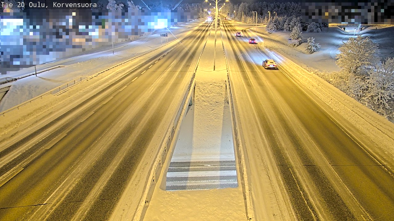Kelikamerat Kuva Tie 20 Oulu Korvensuora, Oulu, Pohjois-Pohjanmaa