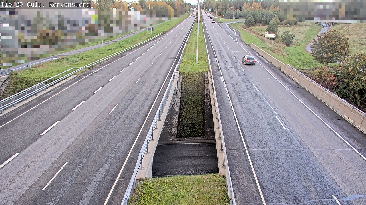 Kelikamerat Kuva Tie 20 Oulu Korvensuora, Oulu, Pohjois-Pohjanmaa