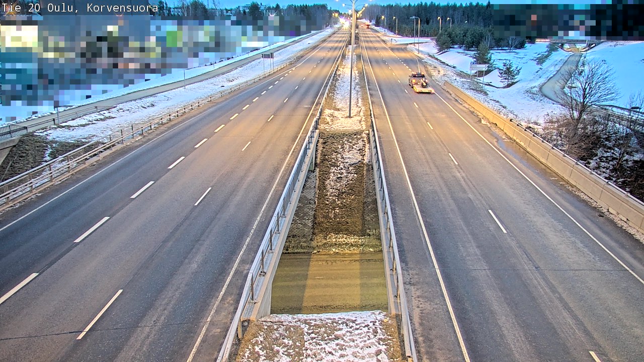 Kelikamerat Kuva Tie 20 Oulu Korvensuora, Oulu, Pohjois-Pohjanmaa