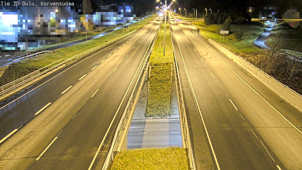 Kelikamerat Kuva Tie 20 Oulu Korvensuora, Oulu, Pohjois-Pohjanmaa