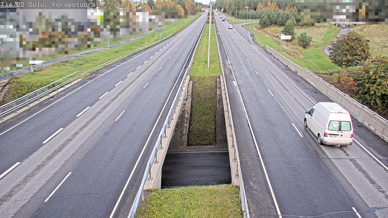 Kelikamerat Kuva Tie 20 Oulu Korvensuora, Oulu, Pohjois-Pohjanmaa