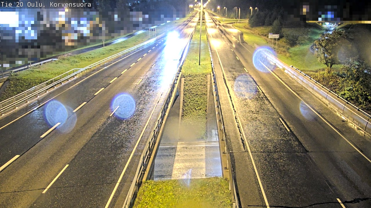 Kelikamerat Kuva Tie 20 Oulu Korvensuora, Oulu, Pohjois-Pohjanmaa