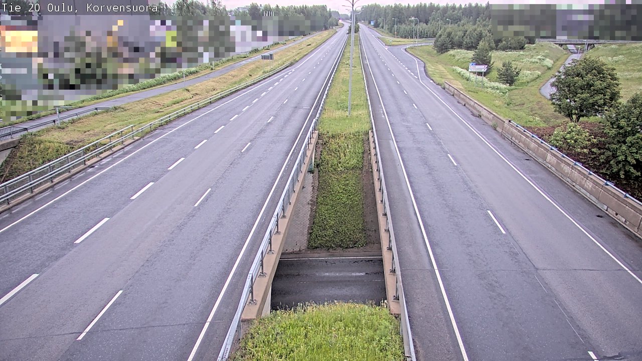 Kelikamerat Kuva Tie 20 Oulu Korvensuora, Oulu, Pohjois-Pohjanmaa