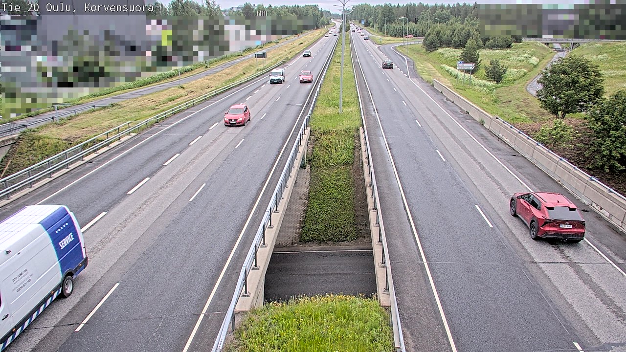 Kelikamerat Kuva Tie 20 Oulu Korvensuora, Oulu, Pohjois-Pohjanmaa